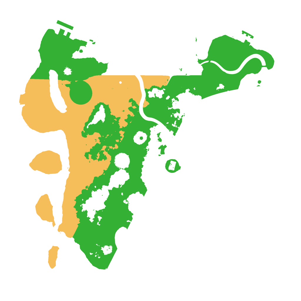Biome Rust Map: Procedural Map, Size: 3500, Seed: 1614815319