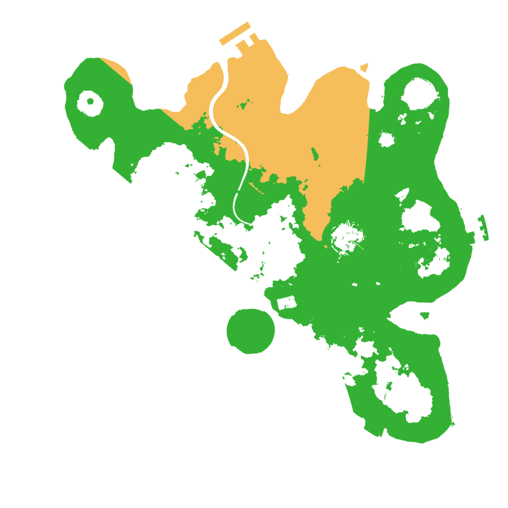Biome Rust Map: Procedural Map, Size: 3000, Seed: 1625209420