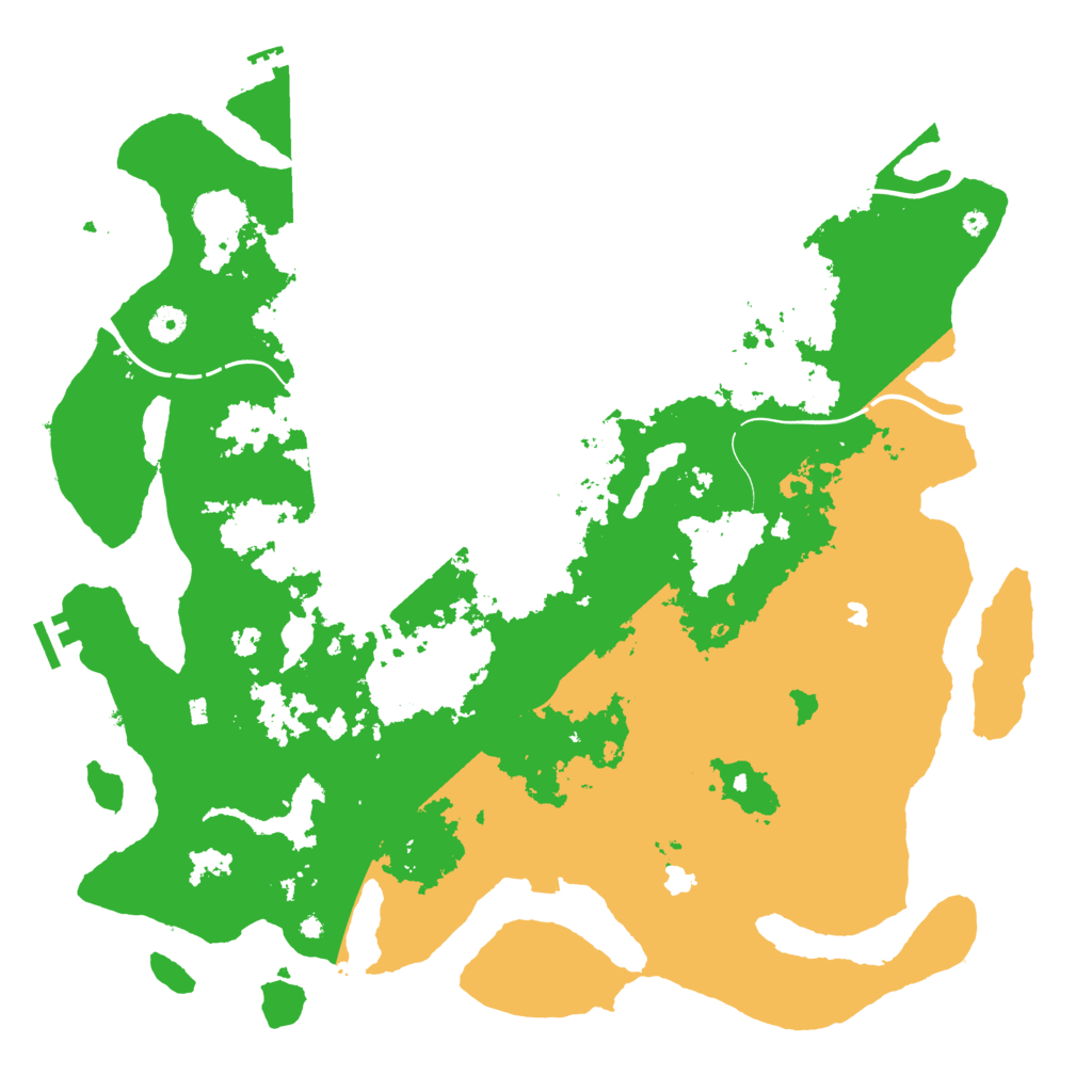 Biome Rust Map: Procedural Map, Size: 4500, Seed: 1092127275