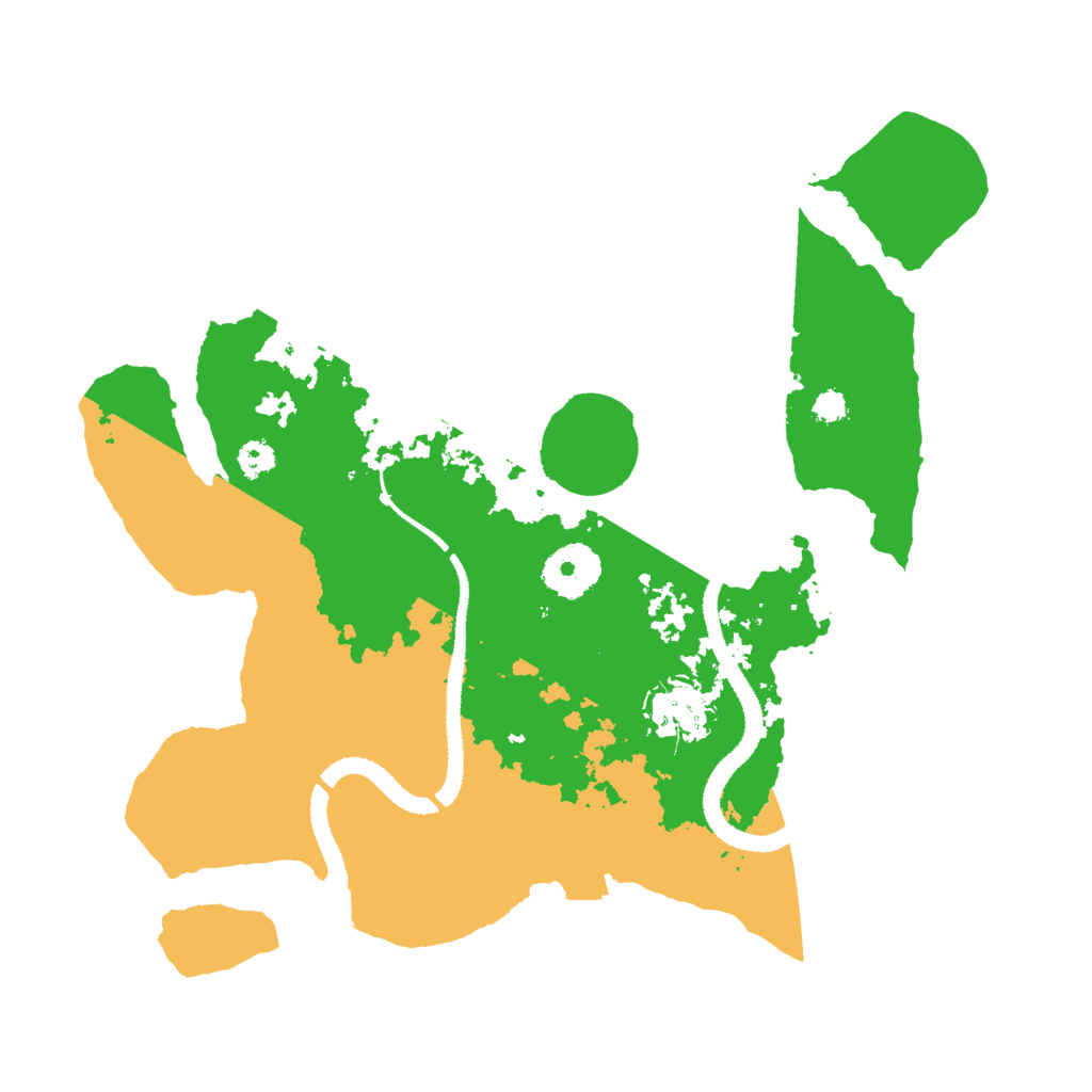 Biome Rust Map: Procedural Map, Size: 3000, Seed: 261877399