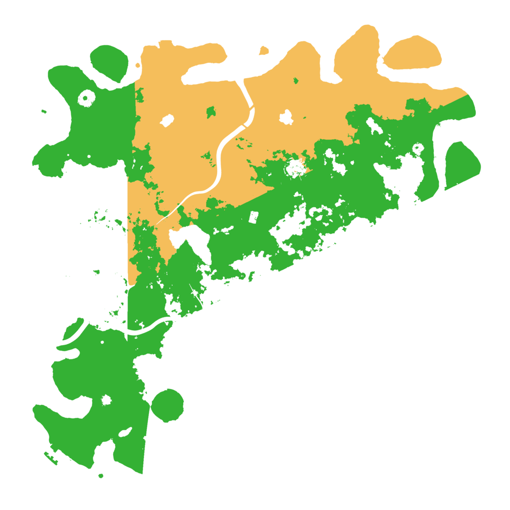 Biome Rust Map: Procedural Map, Size: 4500, Seed: 54575