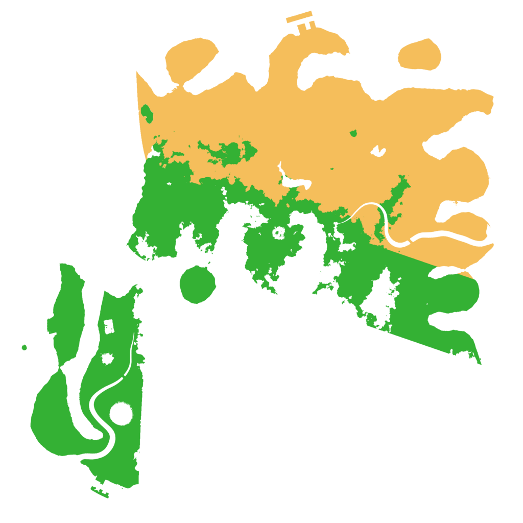 Biome Rust Map: Procedural Map, Size: 4000, Seed: 40714360