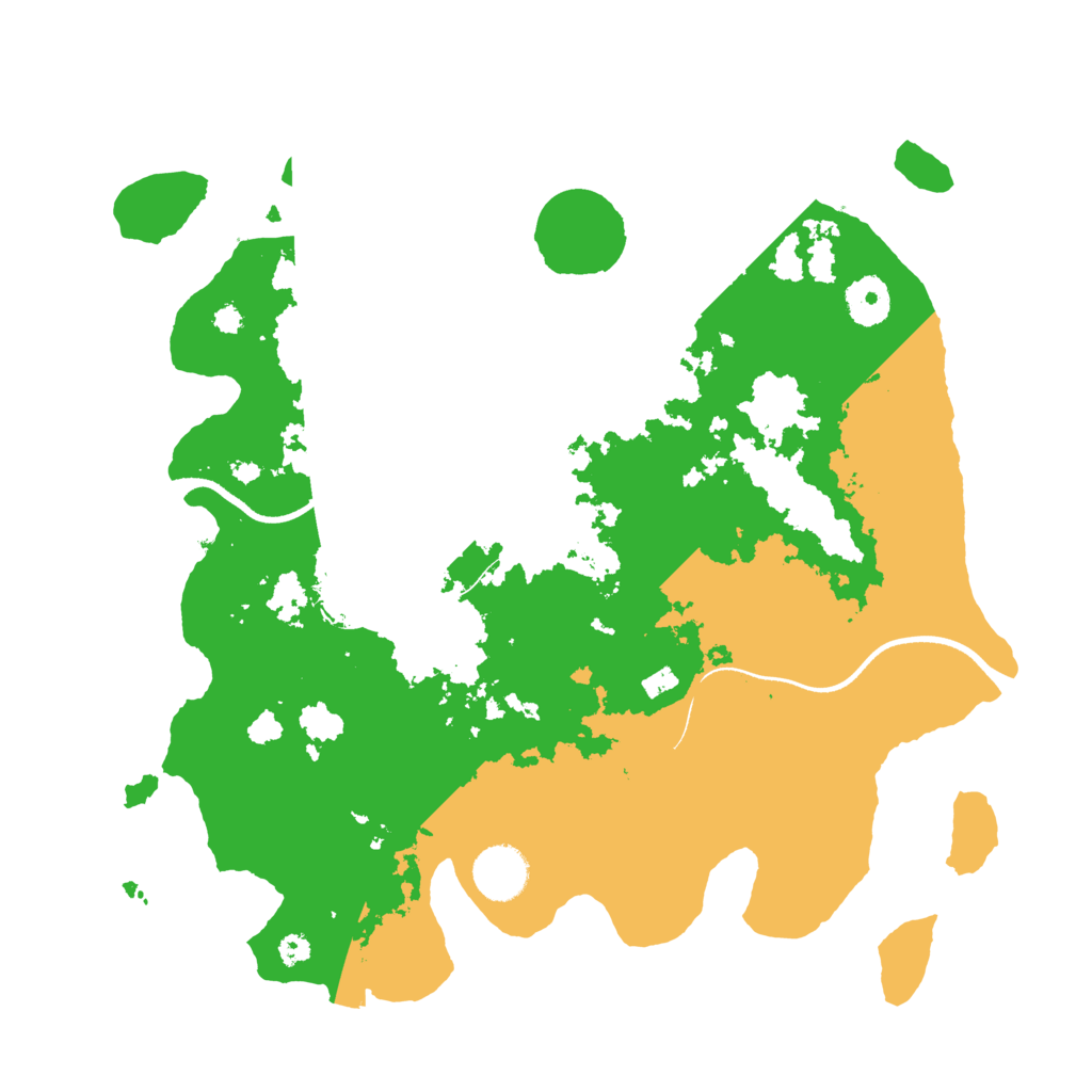 Biome Rust Map: Procedural Map, Size: 3500, Seed: 603686276