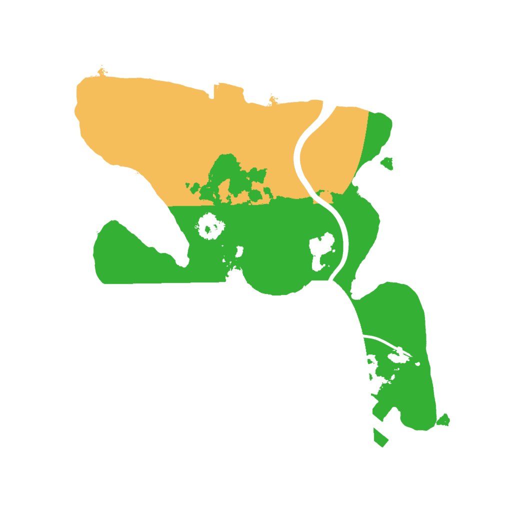 Biome Rust Map: Procedural Map, Size: 2000, Seed: 32589948