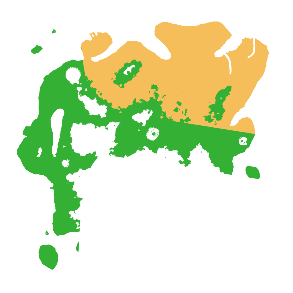 Biome Rust Map: Procedural Map, Size: 3500, Seed: 634359929