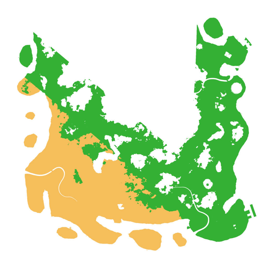 Biome Rust Map: Procedural Map, Size: 4250, Seed: 442490129