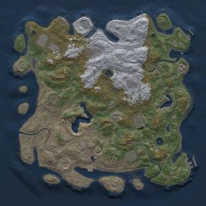 Thumbnail Rust Map: Procedural Map, Size: 4250, Seed: 442490129, 16 Monuments