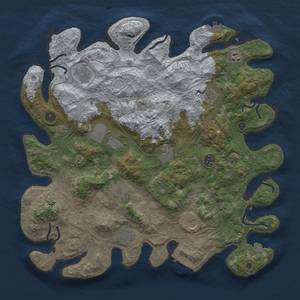 Thumbnail Rust Map: Procedural Map, Size: 4250, Seed: 1262371801, 18 Monuments