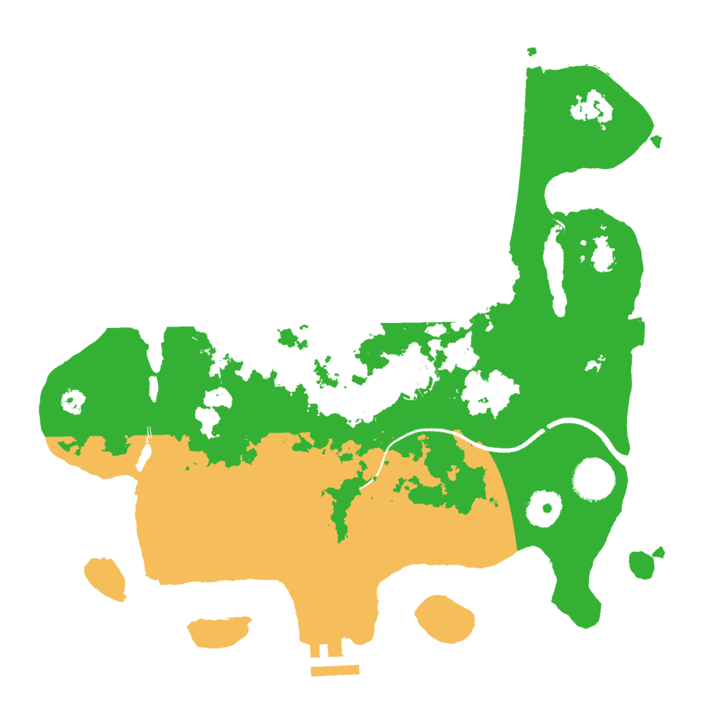 Biome Rust Map: Procedural Map, Size: 3000, Seed: 238202783