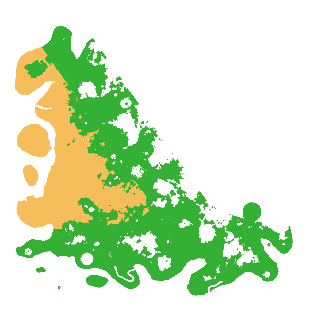 Biome Rust Map: Procedural Map, Size: 4500, Seed: 19852024