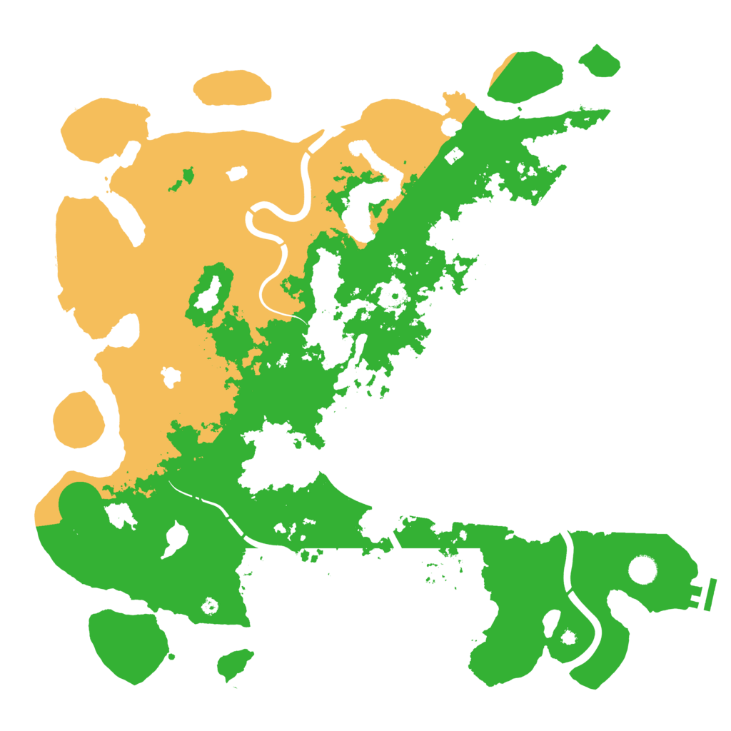 Biome Rust Map: Procedural Map, Size: 4500, Seed: 1531793977