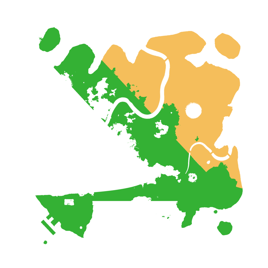 Biome Rust Map: Procedural Map, Size: 3000, Seed: 2147054822