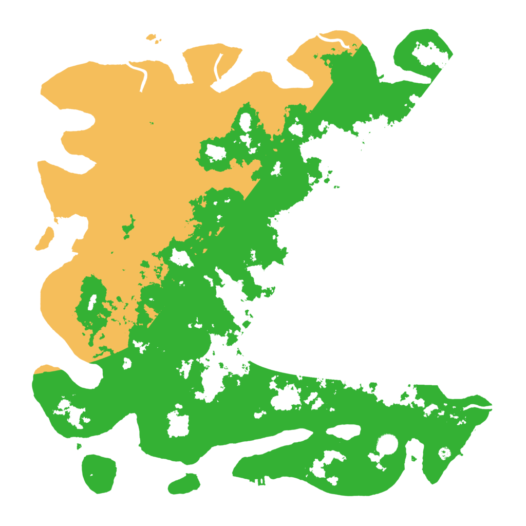 Biome Rust Map: Procedural Map, Size: 4500, Seed: 1775067607