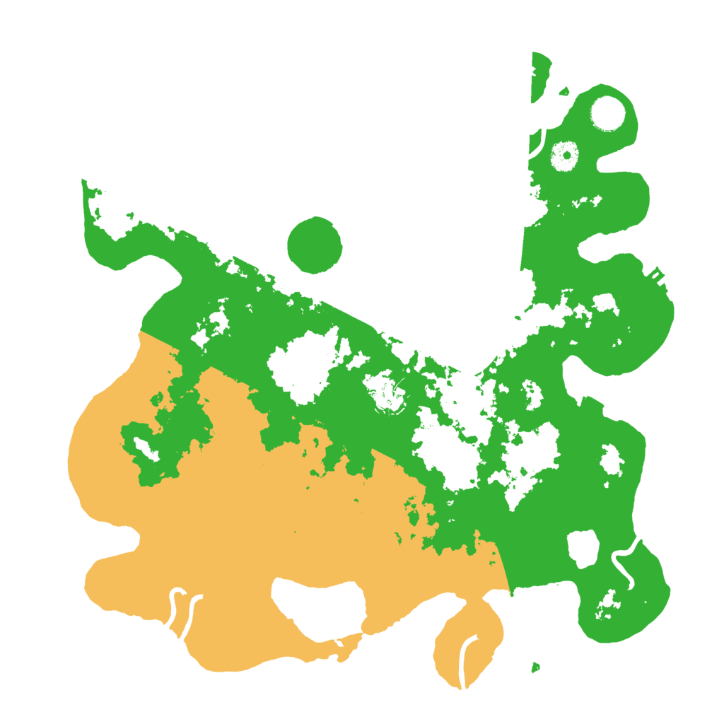 Biome Rust Map: Procedural Map, Size: 3700, Seed: 38500554