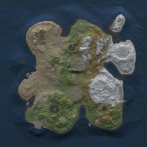 Thumbnail Rust Map: Procedural Map, Size: 2400, Seed: 2094003090, 10 Monuments