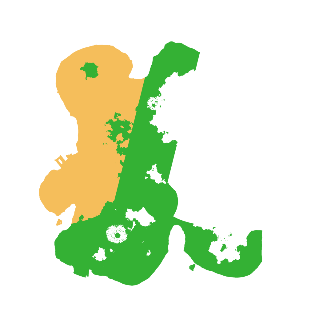 Biome Rust Map: Procedural Map, Size: 2400, Seed: 2094003090