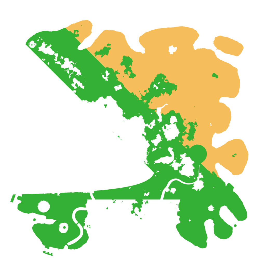 Biome Rust Map: Procedural Map, Size: 4000, Seed: 1228289543