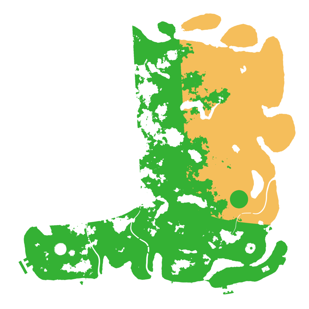 Biome Rust Map: Procedural Map, Size: 4500, Seed: 1725020727
