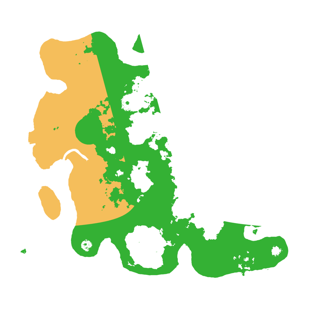 Biome Rust Map: Procedural Map, Size: 3000, Seed: 11652