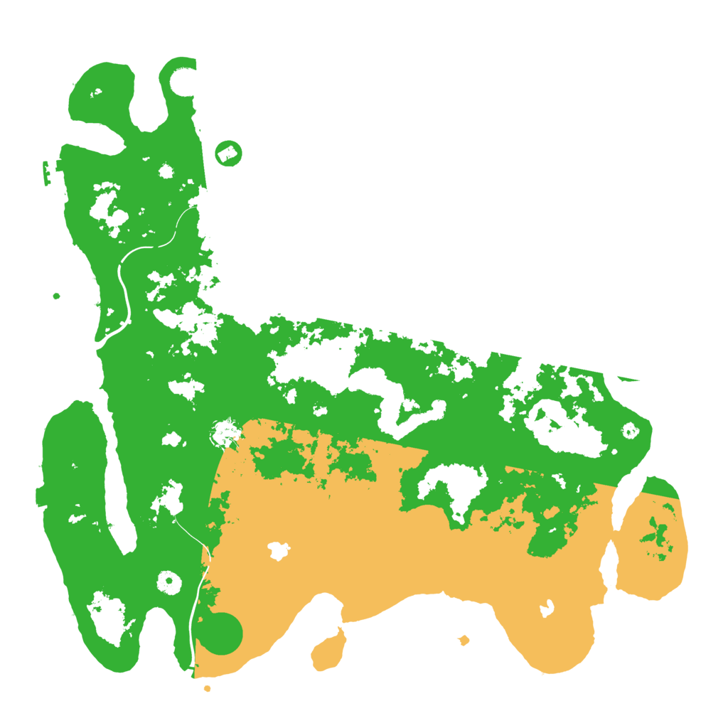 Biome Rust Map: Procedural Map, Size: 4500, Seed: 1476138849