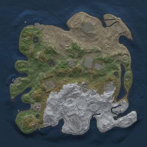 Thumbnail Rust Map: Procedural Map, Size: 3500, Seed: 201195211, 18 Monuments
