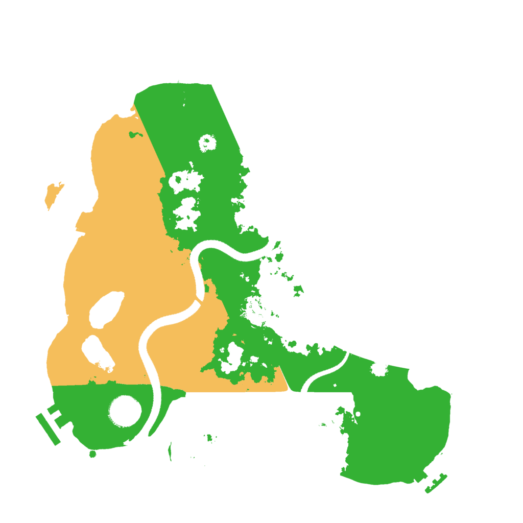 Biome Rust Map: Procedural Map, Size: 3000, Seed: 1346002441