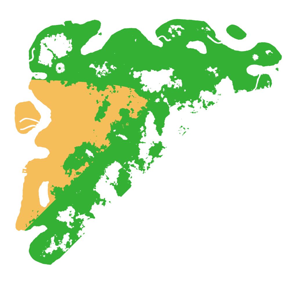 Biome Rust Map: Procedural Map, Size: 4600, Seed: 65258458
