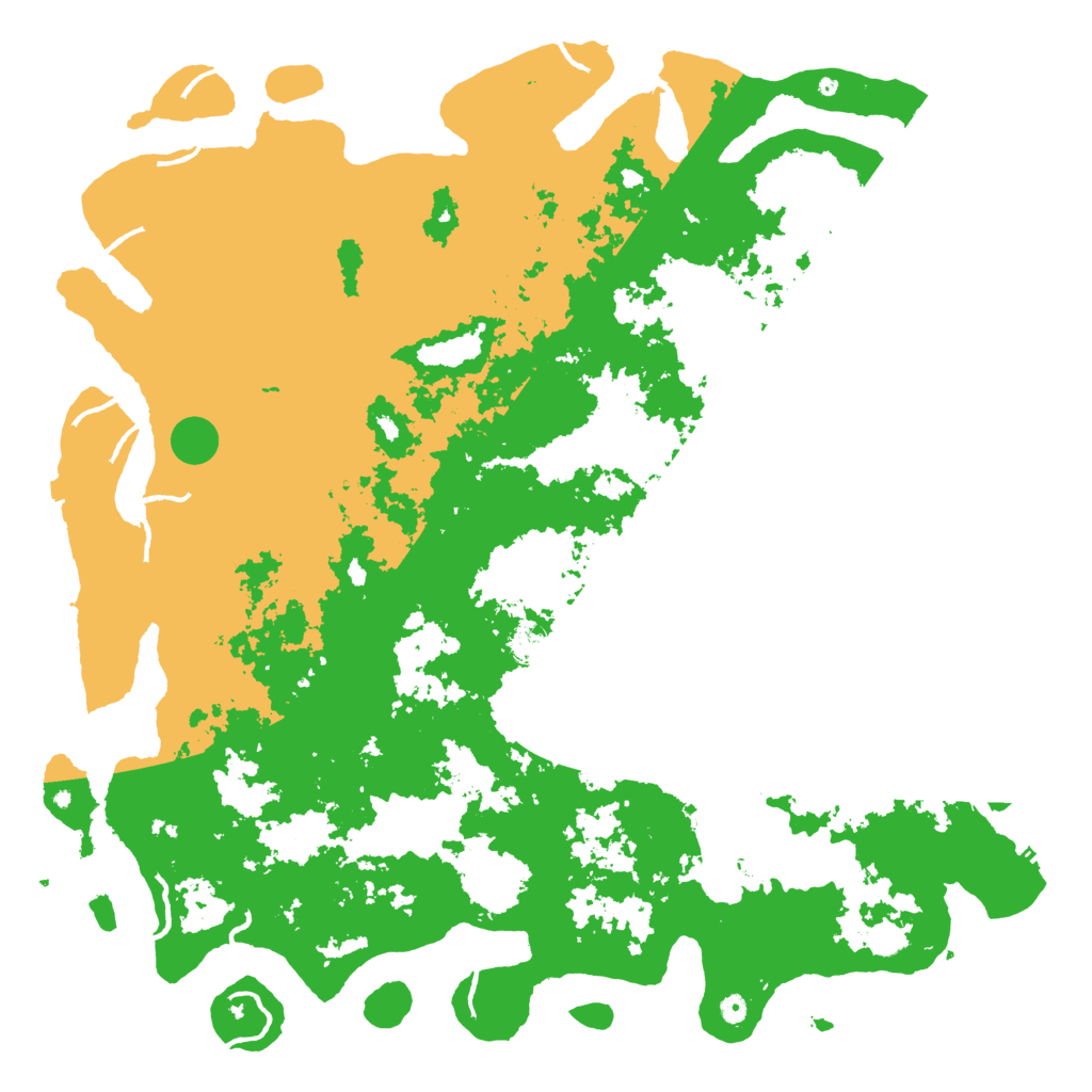 Biome Rust Map: Procedural Map, Size: 6000, Seed: 47743