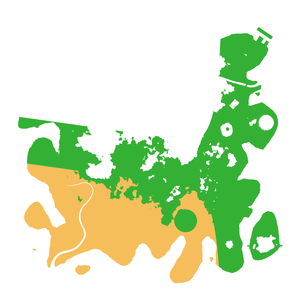 Biome Rust Map: Procedural Map, Size: 3500, Seed: 1418549807