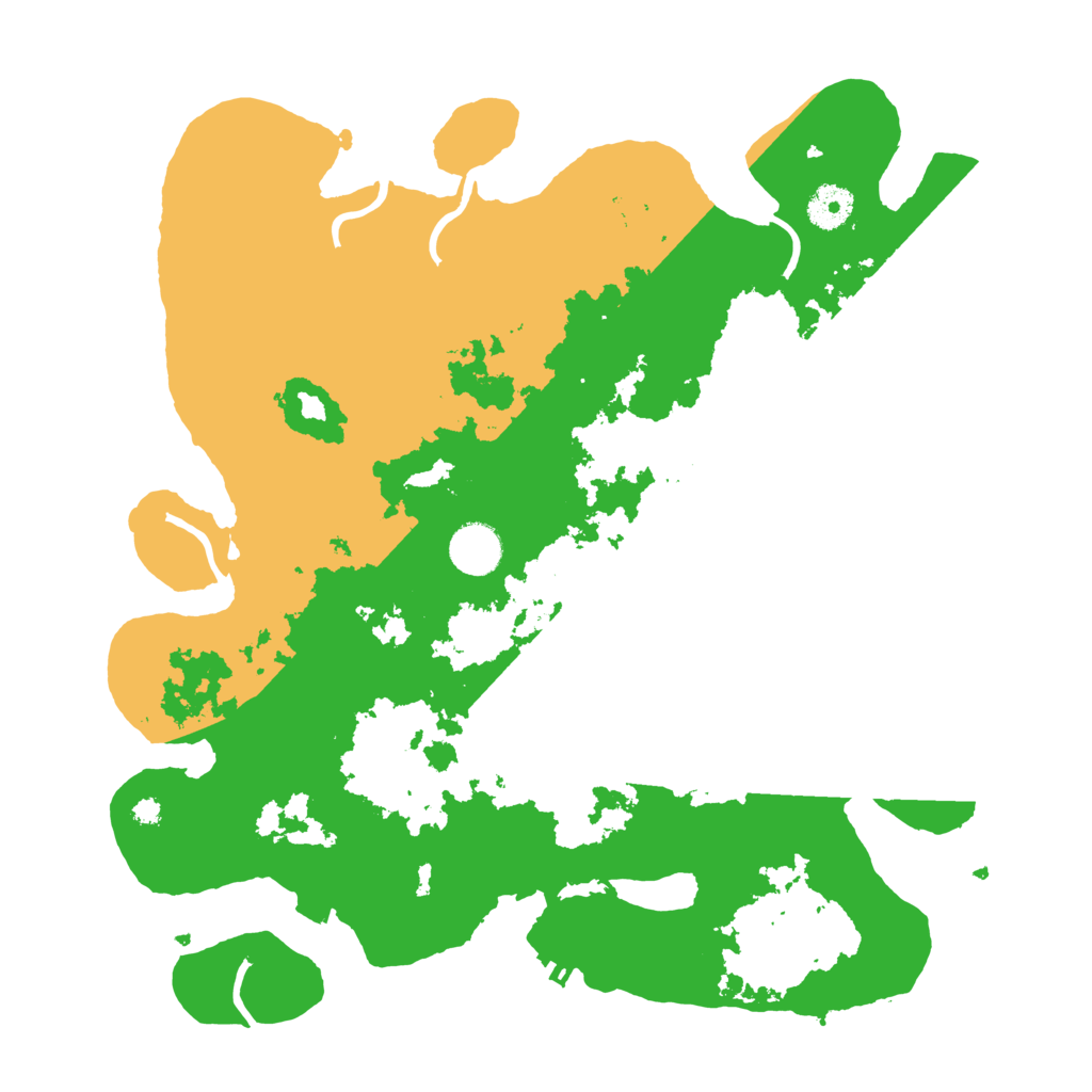 Biome Rust Map: Procedural Map, Size: 3700, Seed: 235491