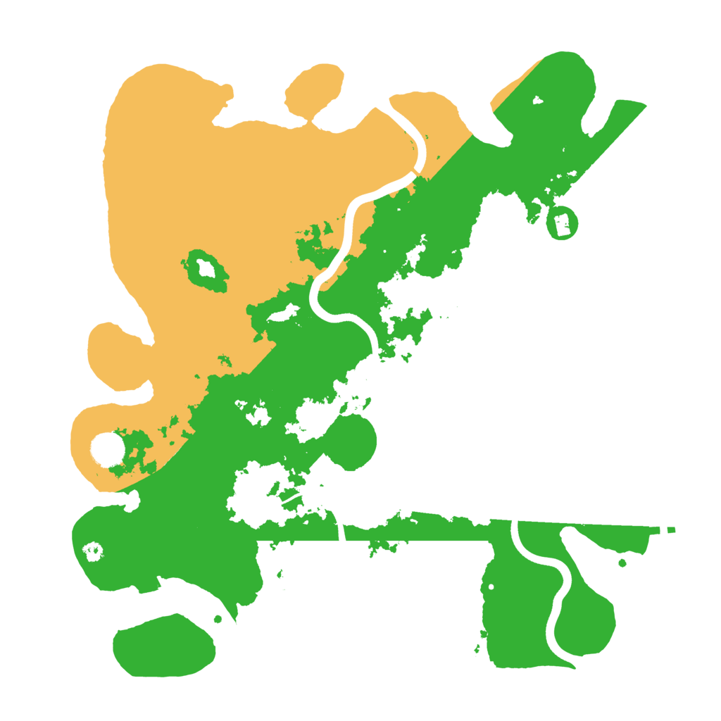 Biome Rust Map: Procedural Map, Size: 3700, Seed: 235491