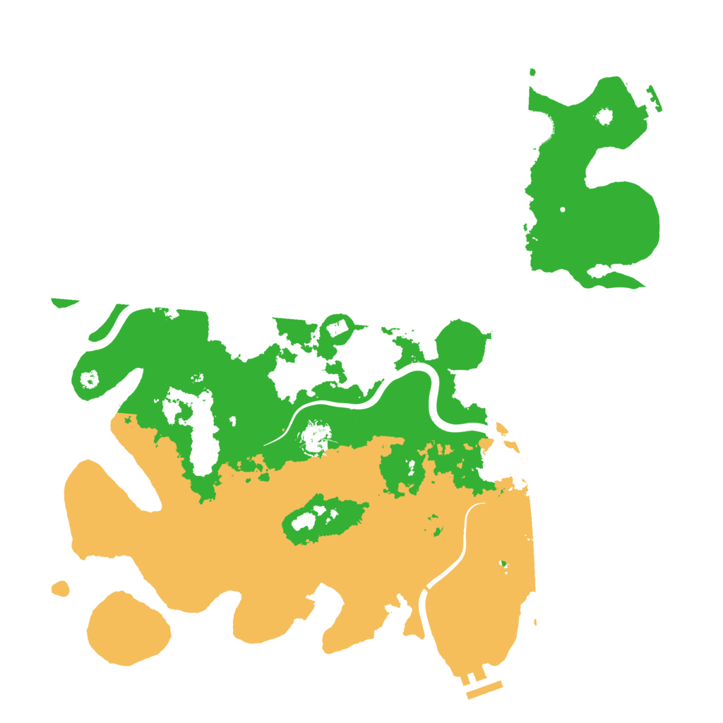 Biome Rust Map: Procedural Map, Size: 3950, Seed: 68097198