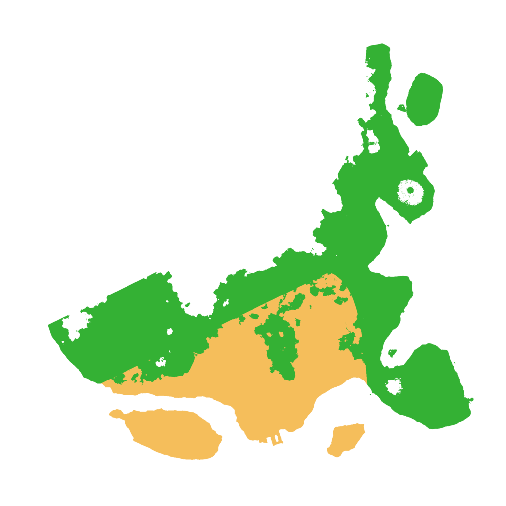 Biome Rust Map: Procedural Map, Size: 3000, Seed: 476286466