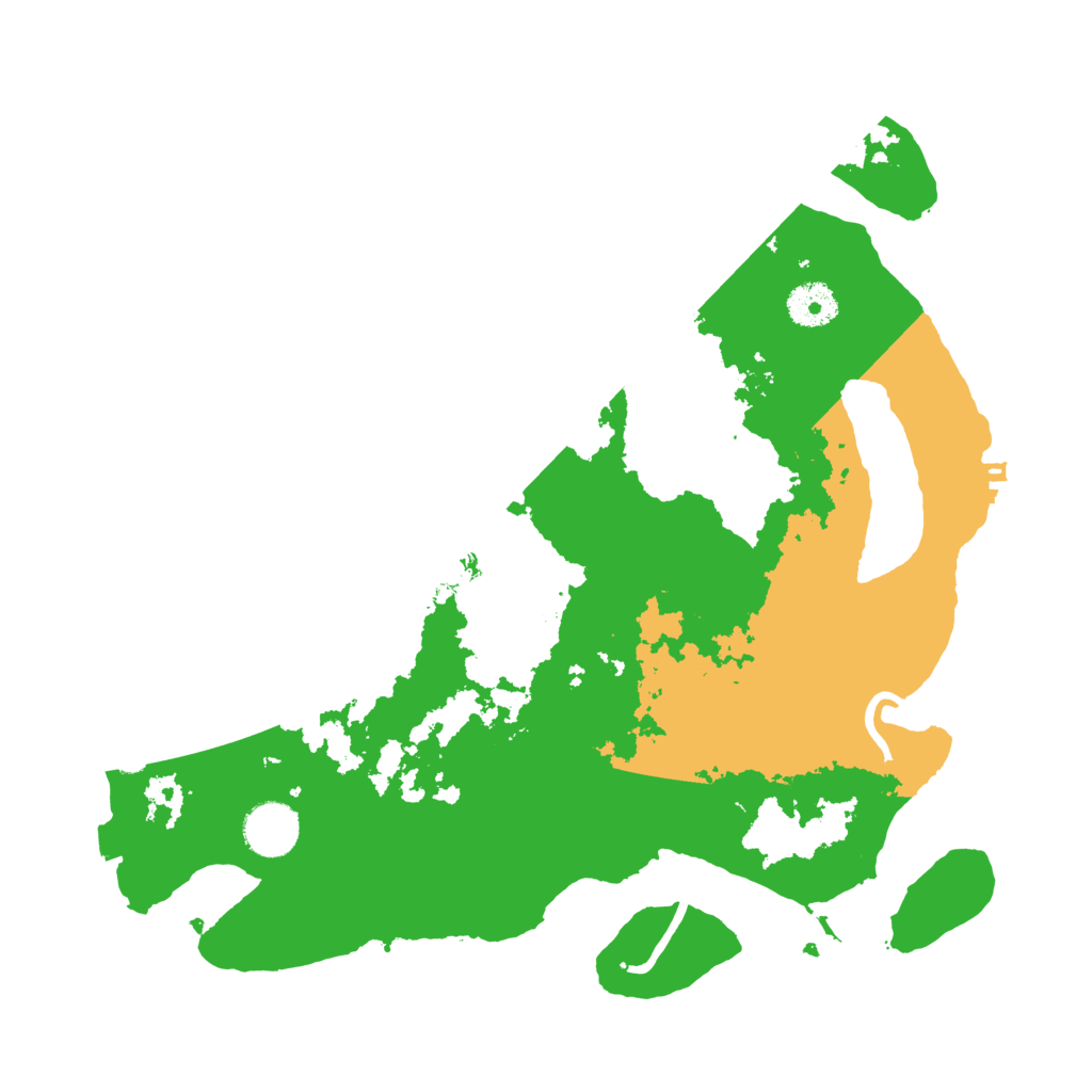 Biome Rust Map: Procedural Map, Size: 3500, Seed: 1174811474