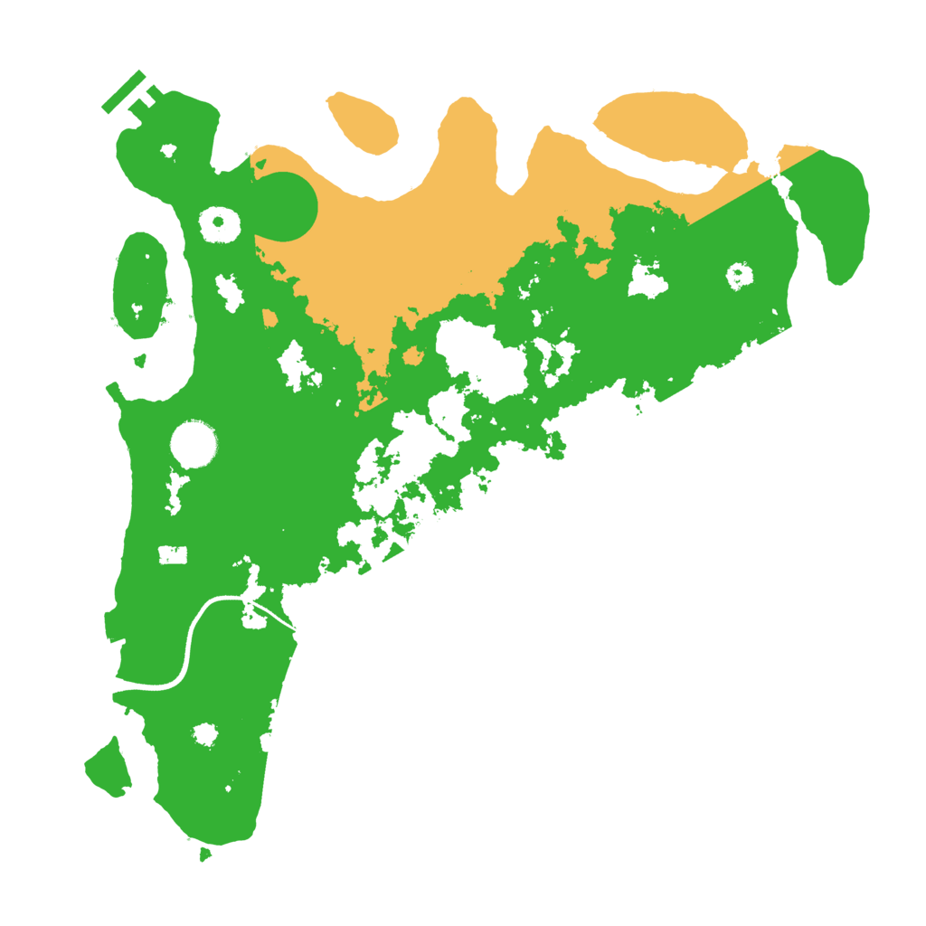Biome Rust Map: Procedural Map, Size: 3500, Seed: 1745867662