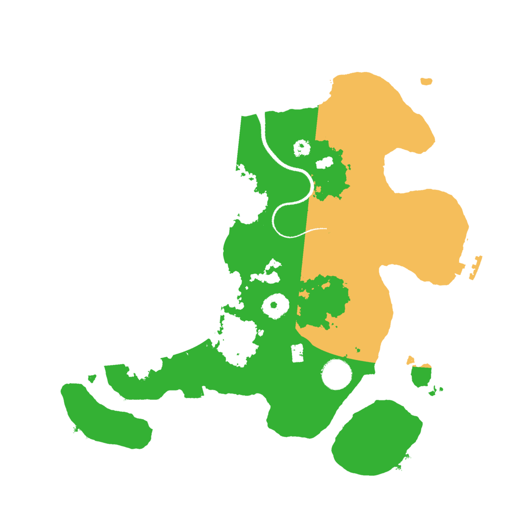 Biome Rust Map: Procedural Map, Size: 3000, Seed: 390703551
