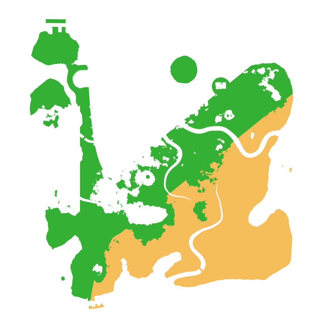 Biome Rust Map: Procedural Map, Size: 3250, Seed: 268894150