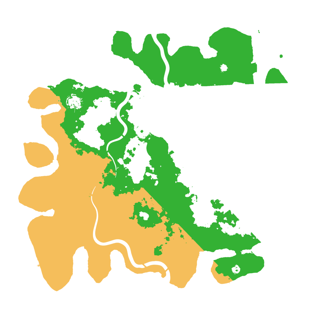 Biome Rust Map: Procedural Map, Size: 3800, Seed: 42466765