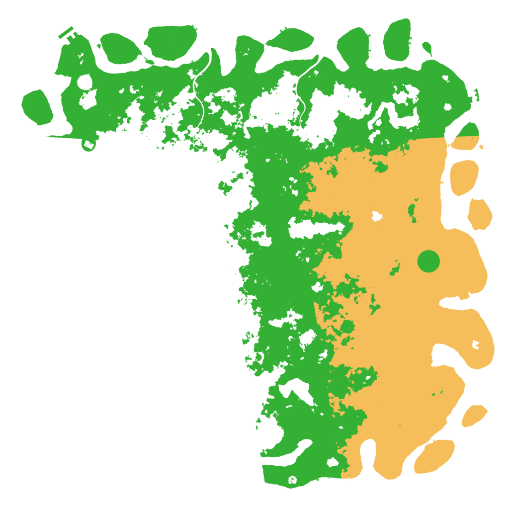 Biome Rust Map: Procedural Map, Size: 6000, Seed: 134