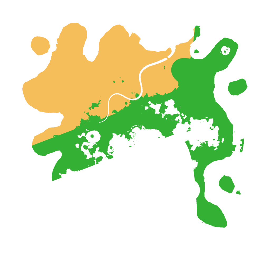 Biome Rust Map: Procedural Map, Size: 3000, Seed: 536402635