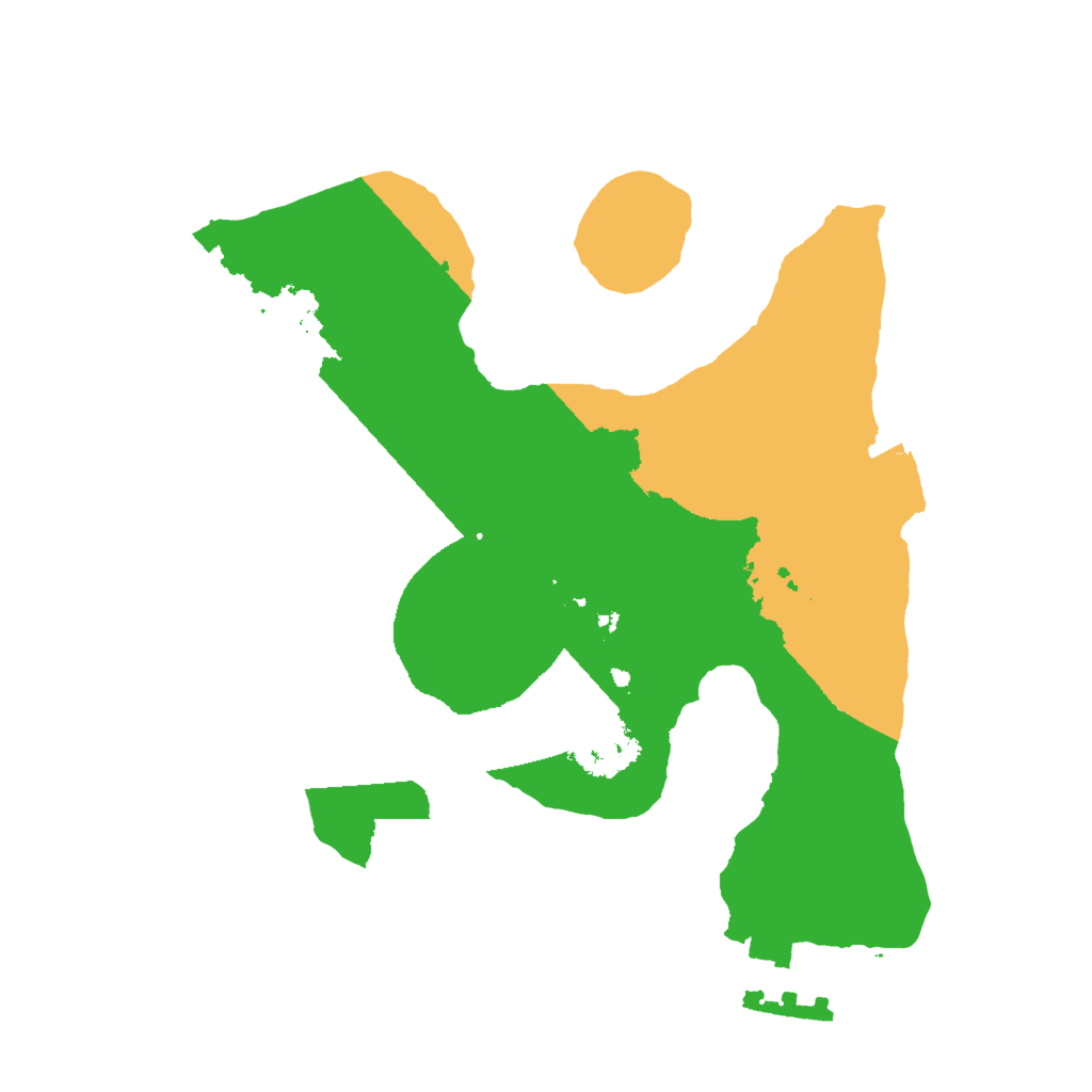 Biome Rust Map: Procedural Map, Size: 1800, Seed: 2109173007