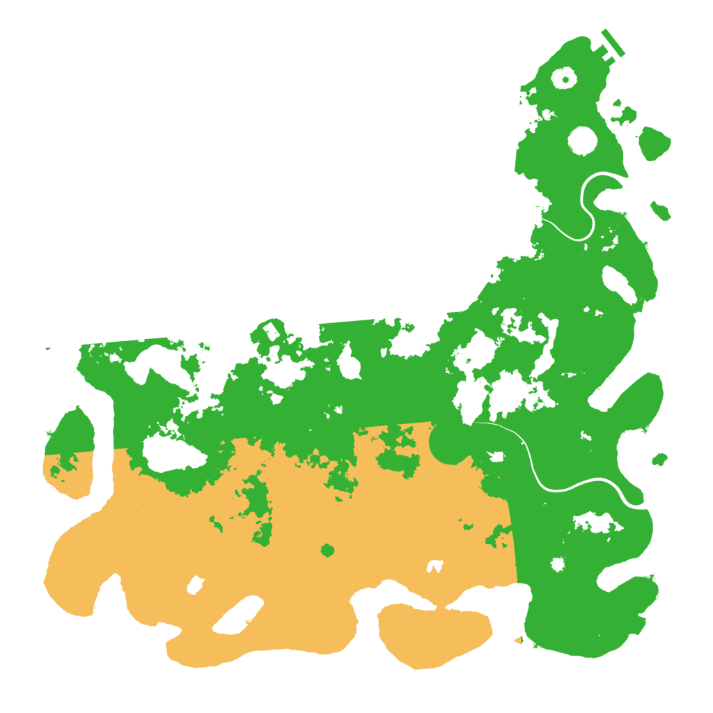 Biome Rust Map: Procedural Map, Size: 4500, Seed: 1770061767