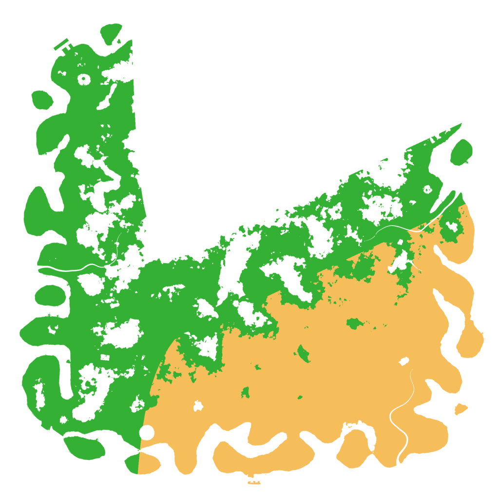 Biome Rust Map: Procedural Map, Size: 6000, Seed: 1332131112