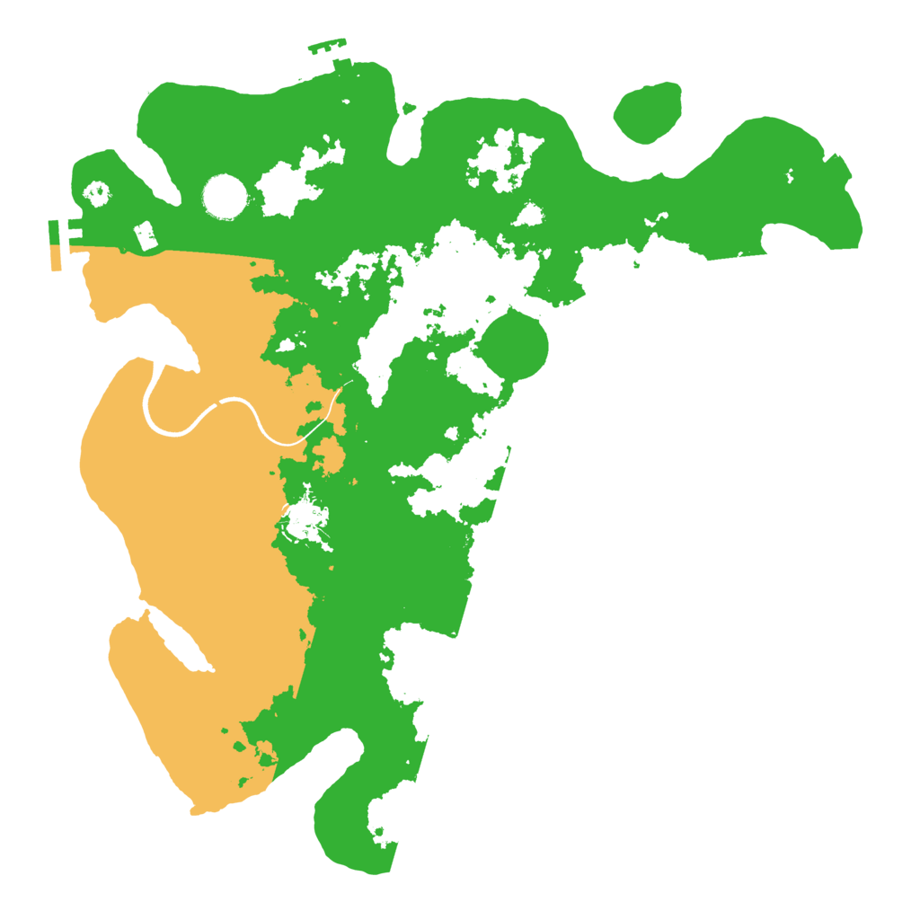 Biome Rust Map: Procedural Map, Size: 3650, Seed: 91980638