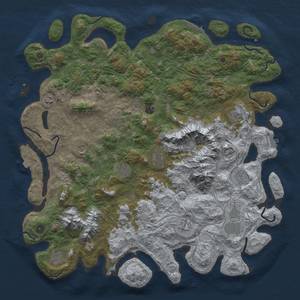 Thumbnail Rust Map: Procedural Map, Size: 5000, Seed: 507718663, 19 Monuments