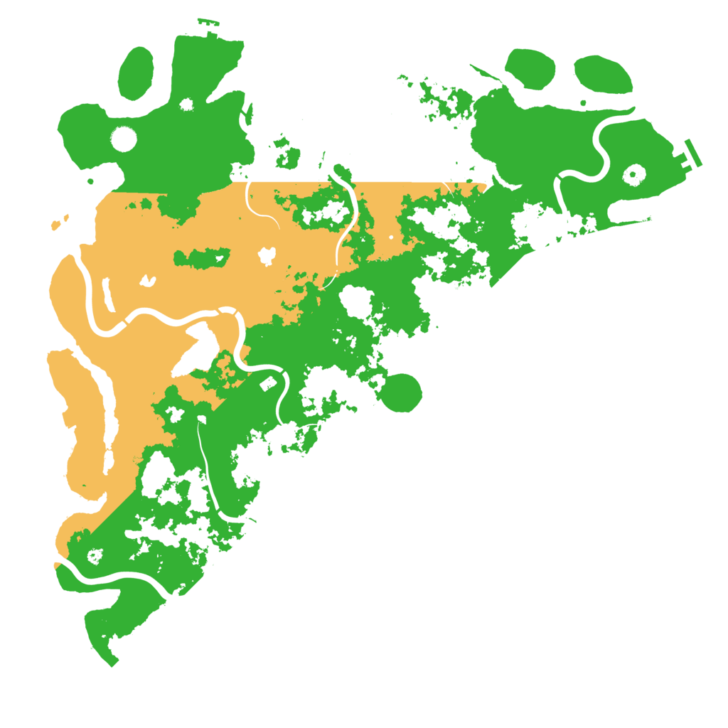Biome Rust Map: Procedural Map, Size: 5000, Seed: 507718663
