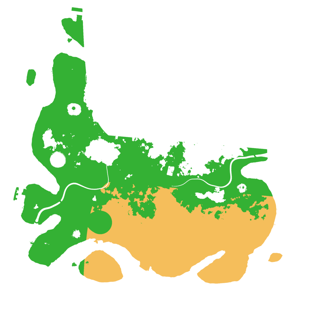 Biome Rust Map: Procedural Map, Size: 3500, Seed: 1795034084