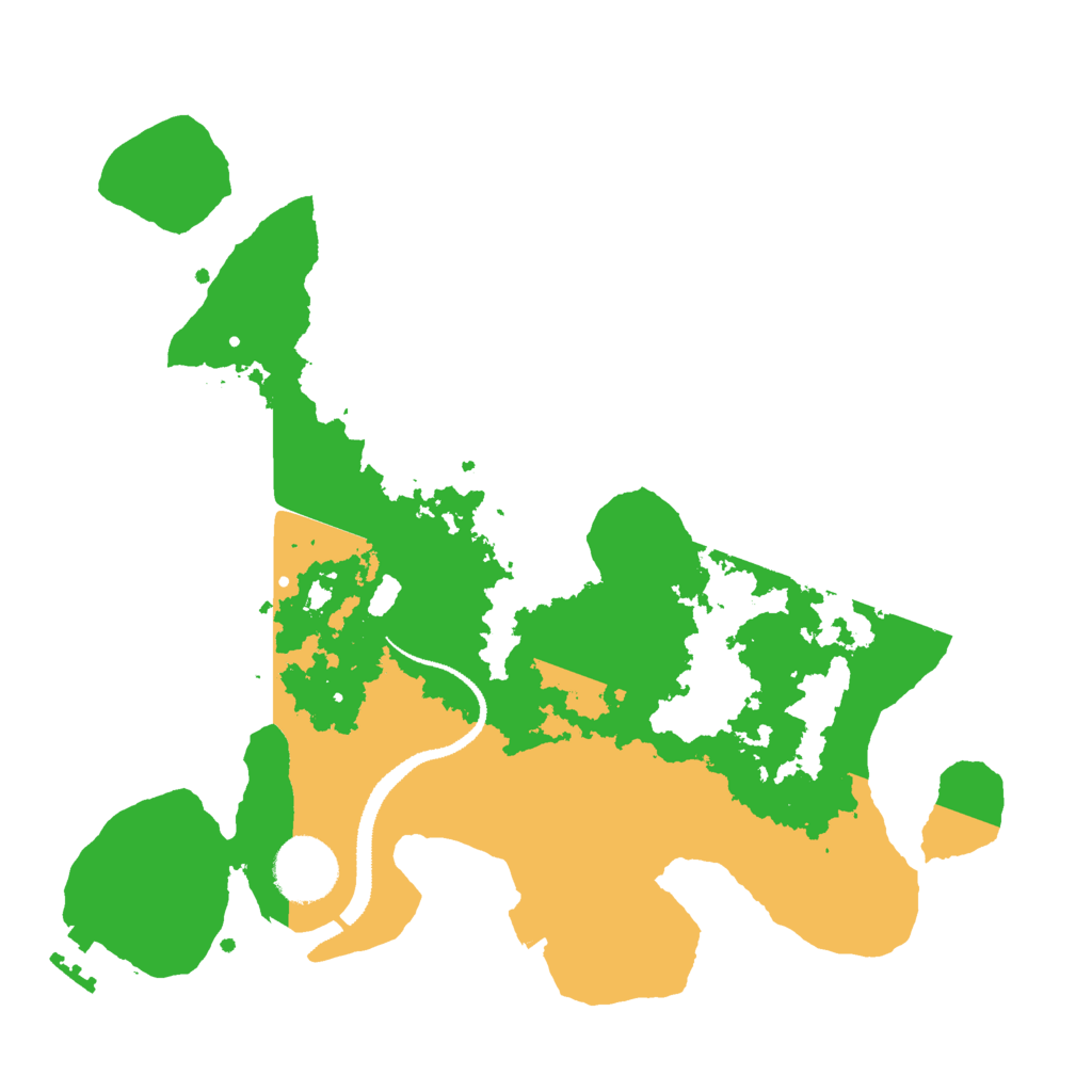 Biome Rust Map: Procedural Map, Size: 3000, Seed: 23998