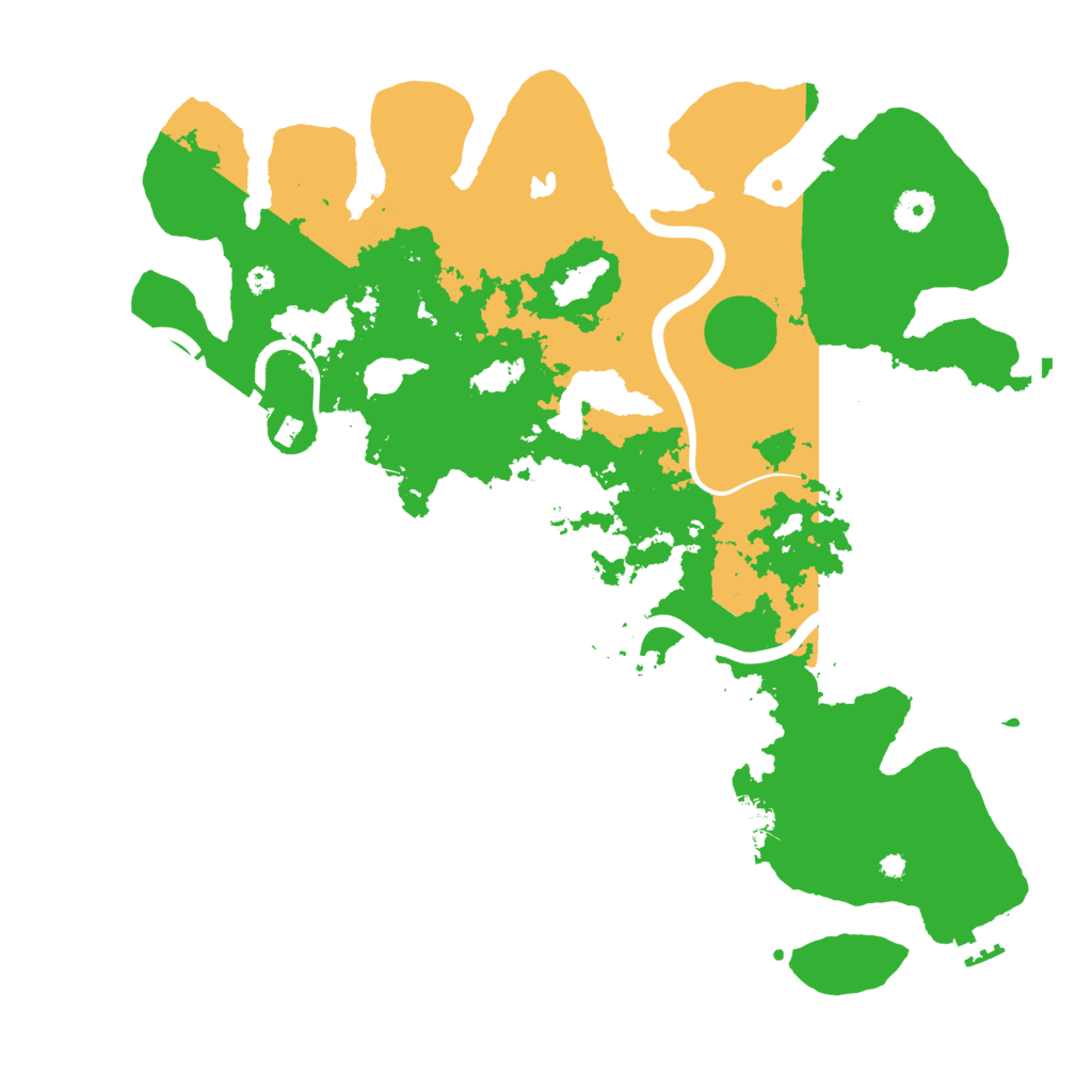 Biome Rust Map: Procedural Map, Size: 4000, Seed: 70535290