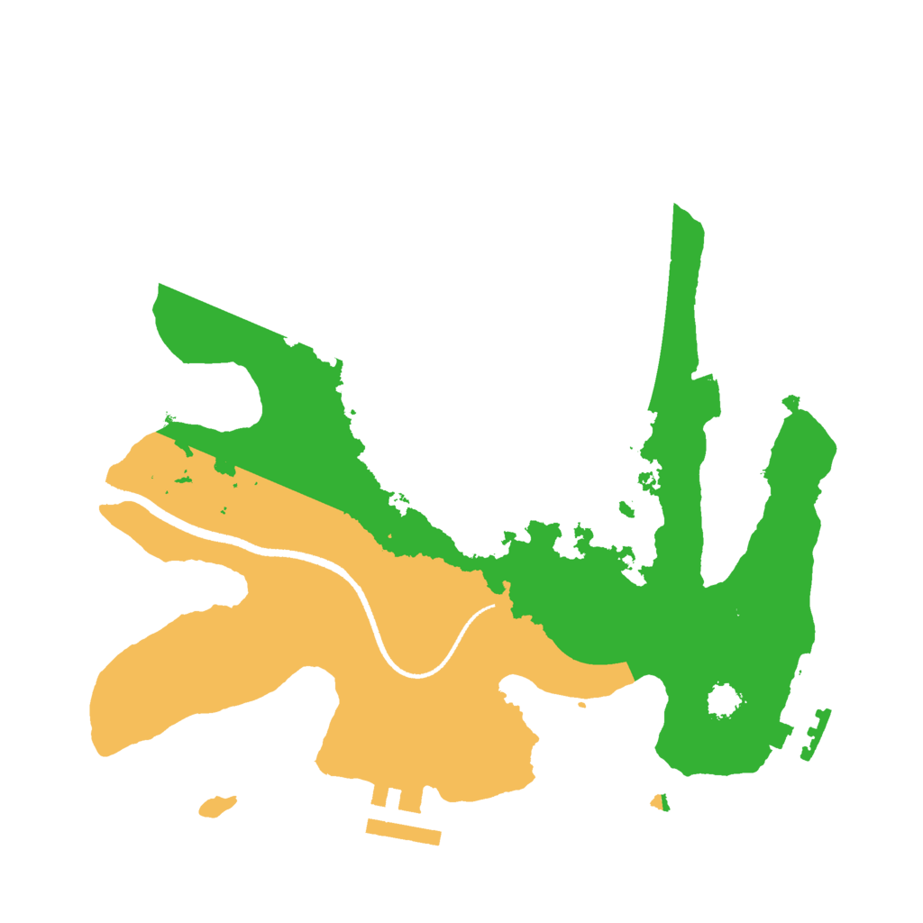 Biome Rust Map: Procedural Map, Size: 2500, Seed: 1484306812